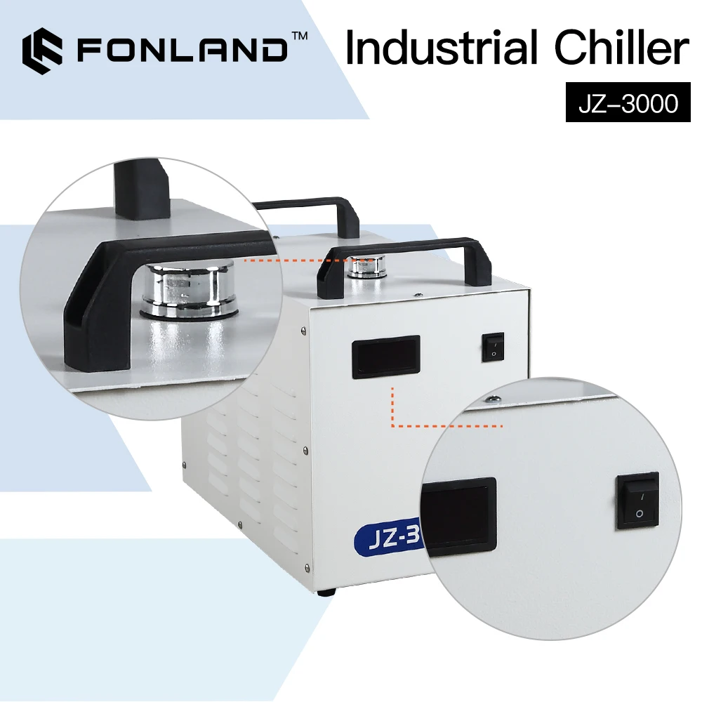 Industrial Laser Cutting Machines - FONLAND JZ-3000 DG110V AG220V Industrieller Wasserkühler