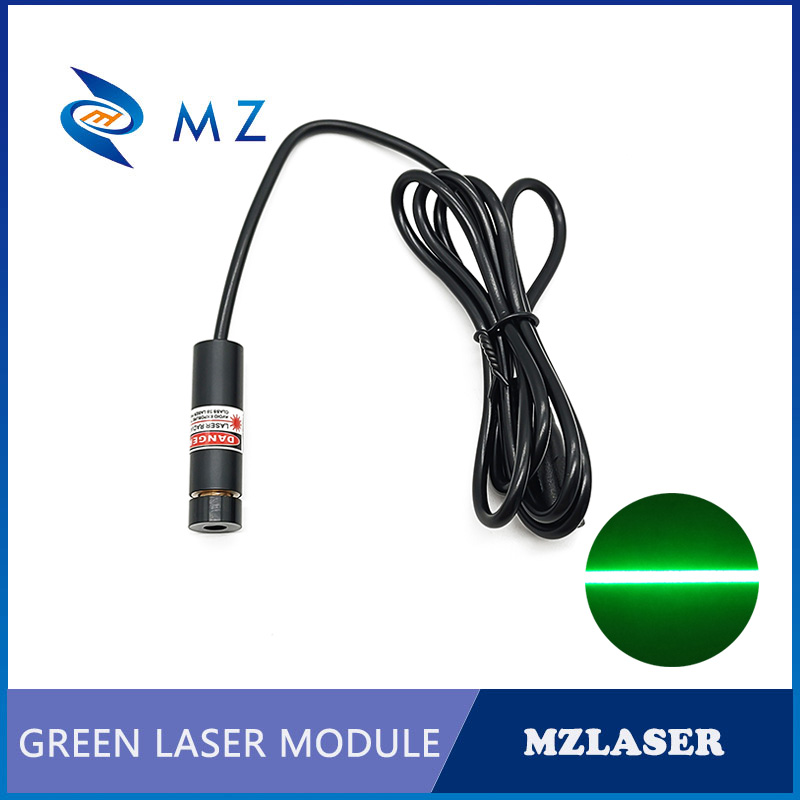 Industrial Laser Diode - Kompaktes grünes Linienlaserdiodenmodul, 520 nm, einstellbare