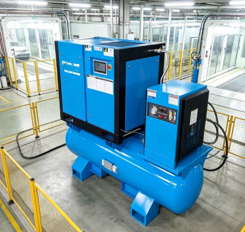 Industrial Laser Types - 22KW VSD-Schraubenkompressor, 16bar 2,4m³/min Industrieller Luftkompressor