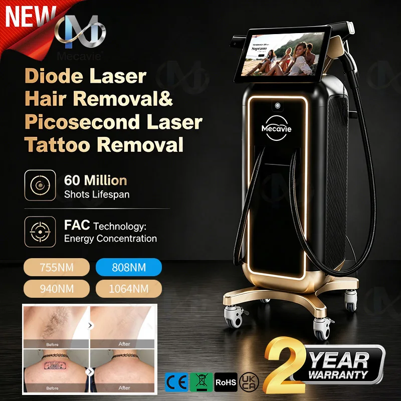 2-in-1-Dioden-Pikosekundenlase – Industrial Hair Laser Machine Bewertung und Preis