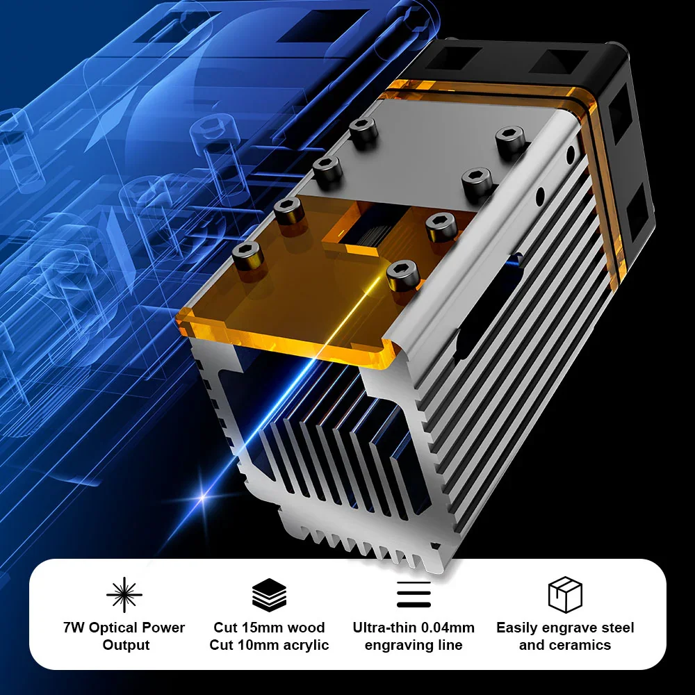 NEJE 7W Diodenlaser-Gravier- u – Industrial Laser Diode Bewertung und Preis
