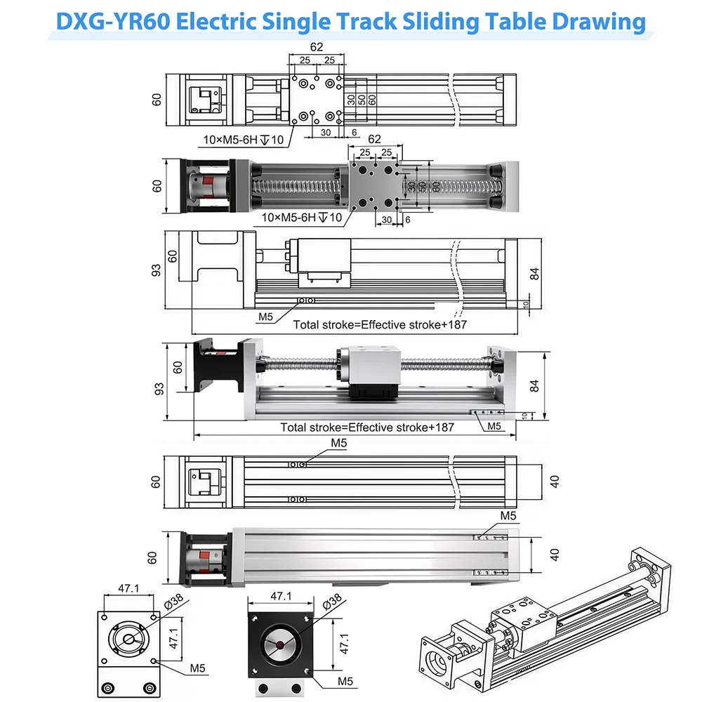 Hochpräziser 0,03mm Mini-Linea – Servo Motor Cnc Bewertung und Preis